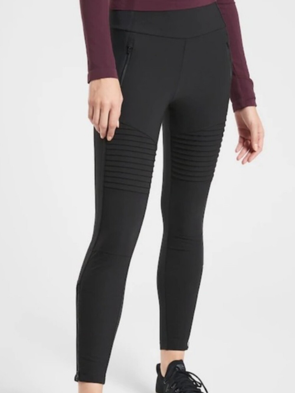 Athleta Highlands Hybrid Moto Tight Legging Sz 8 NWOT Hiking $119
